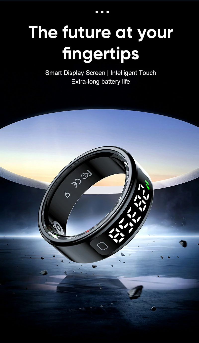 Smart Ring Premium Edition - Advanced Health Monitoring Ring with Elegant Design
