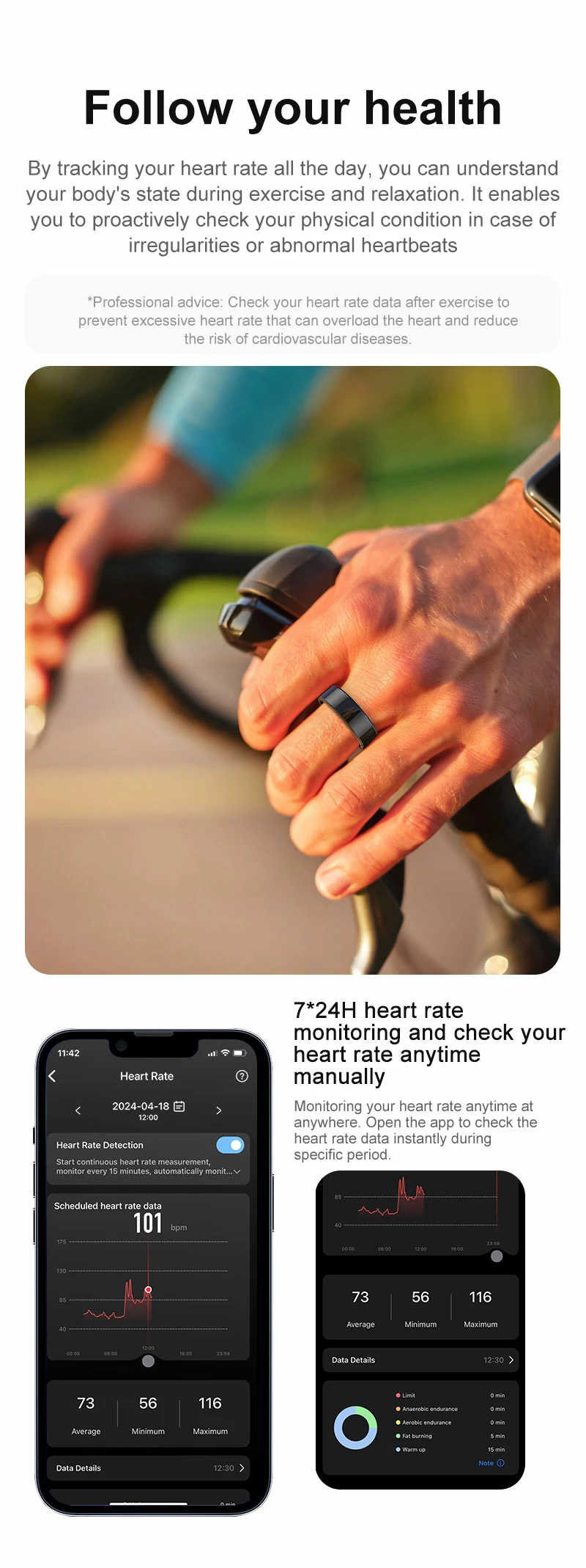 Smart Ring Sleep Tracking - Deep Sleep Analysis and Insights