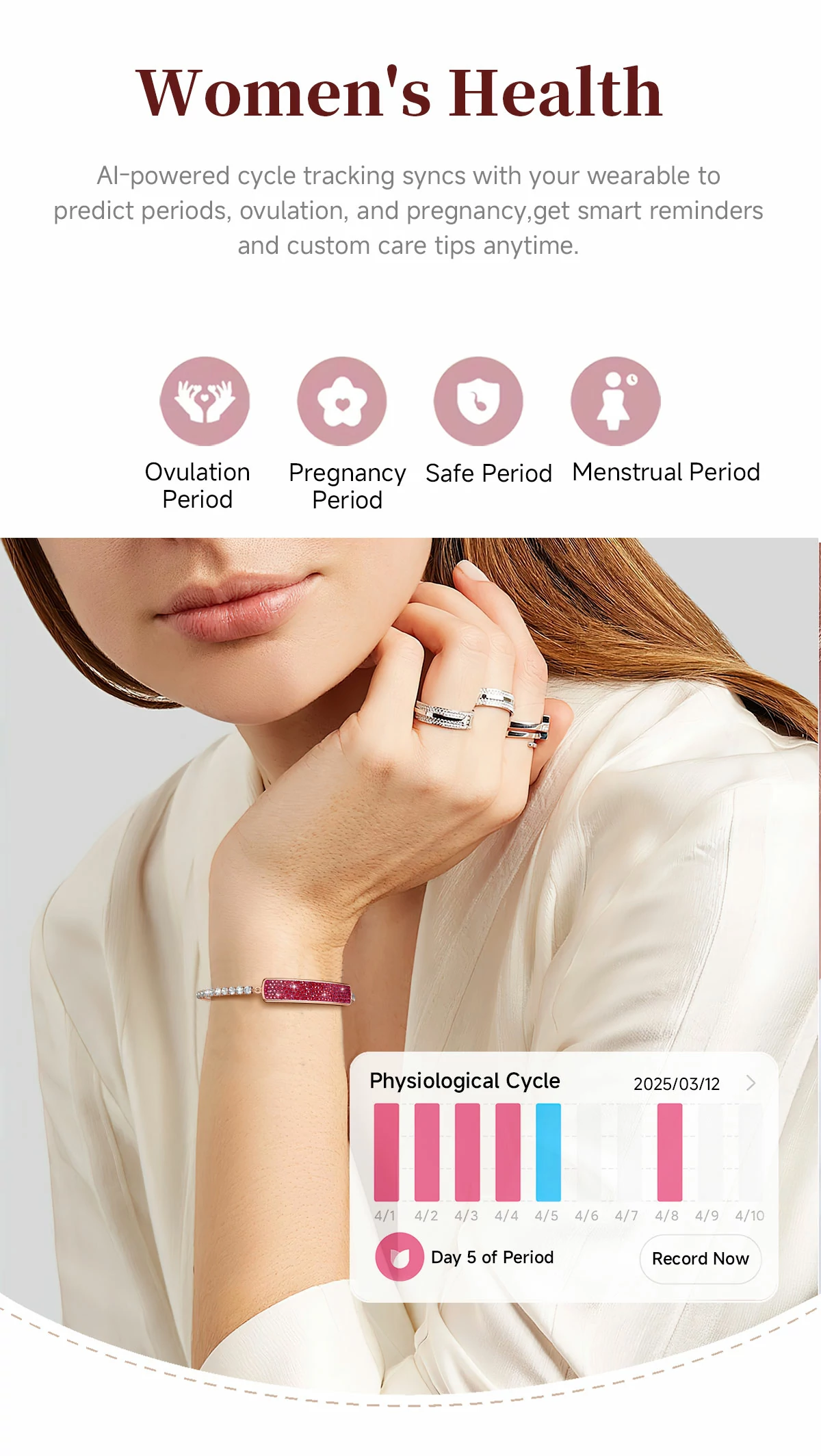 Smart Ring B5 Battery Life - Extended 7-Day Battery with Fast Wireless Charging